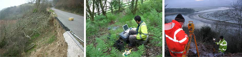 surveying for slope stability